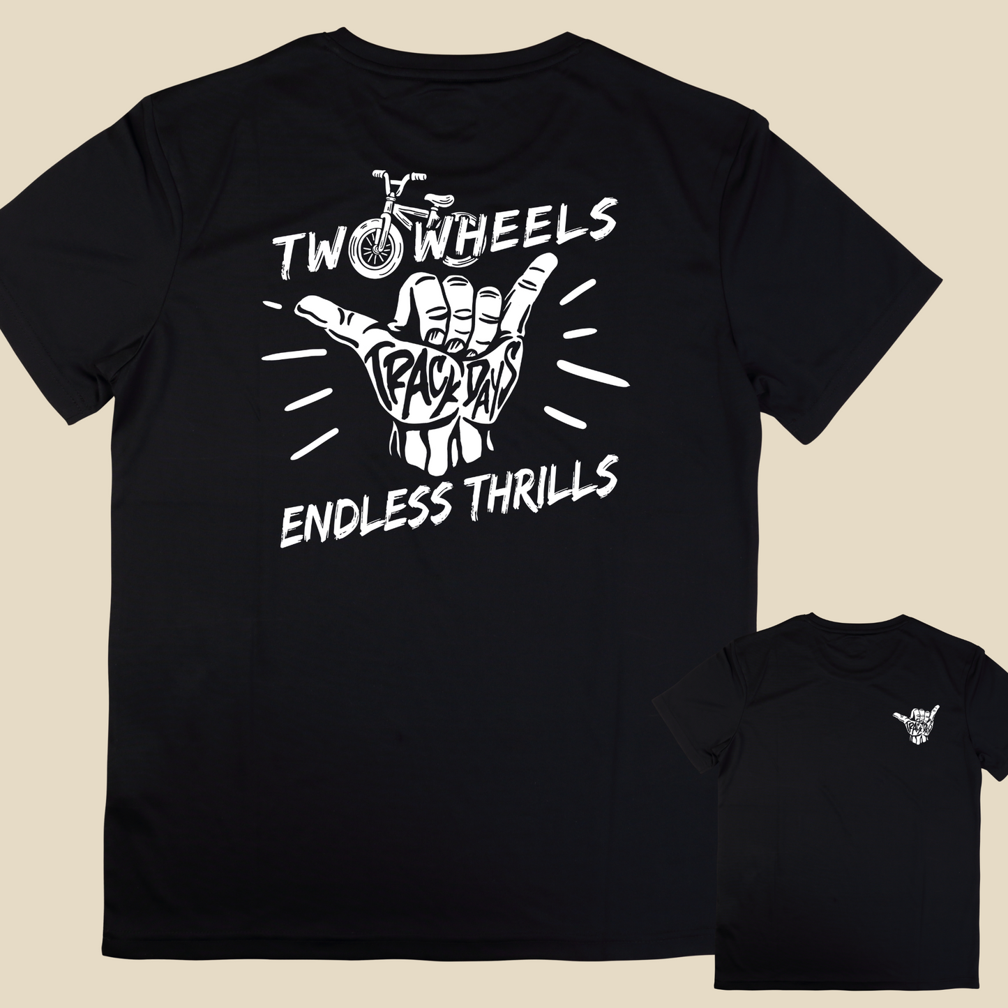 TWO WHEELS ENDLESS THRILLS TEE