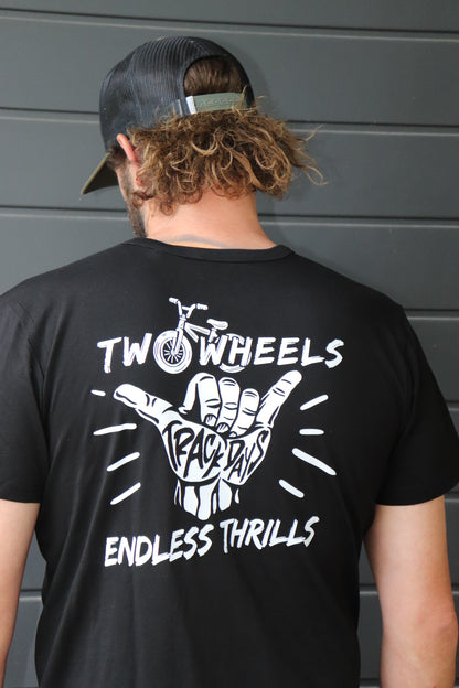 TWO WHEELS ENDLESS THRILLS TEE