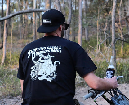 SHIFTING GEARS & DRINKING BEERS MX TEE